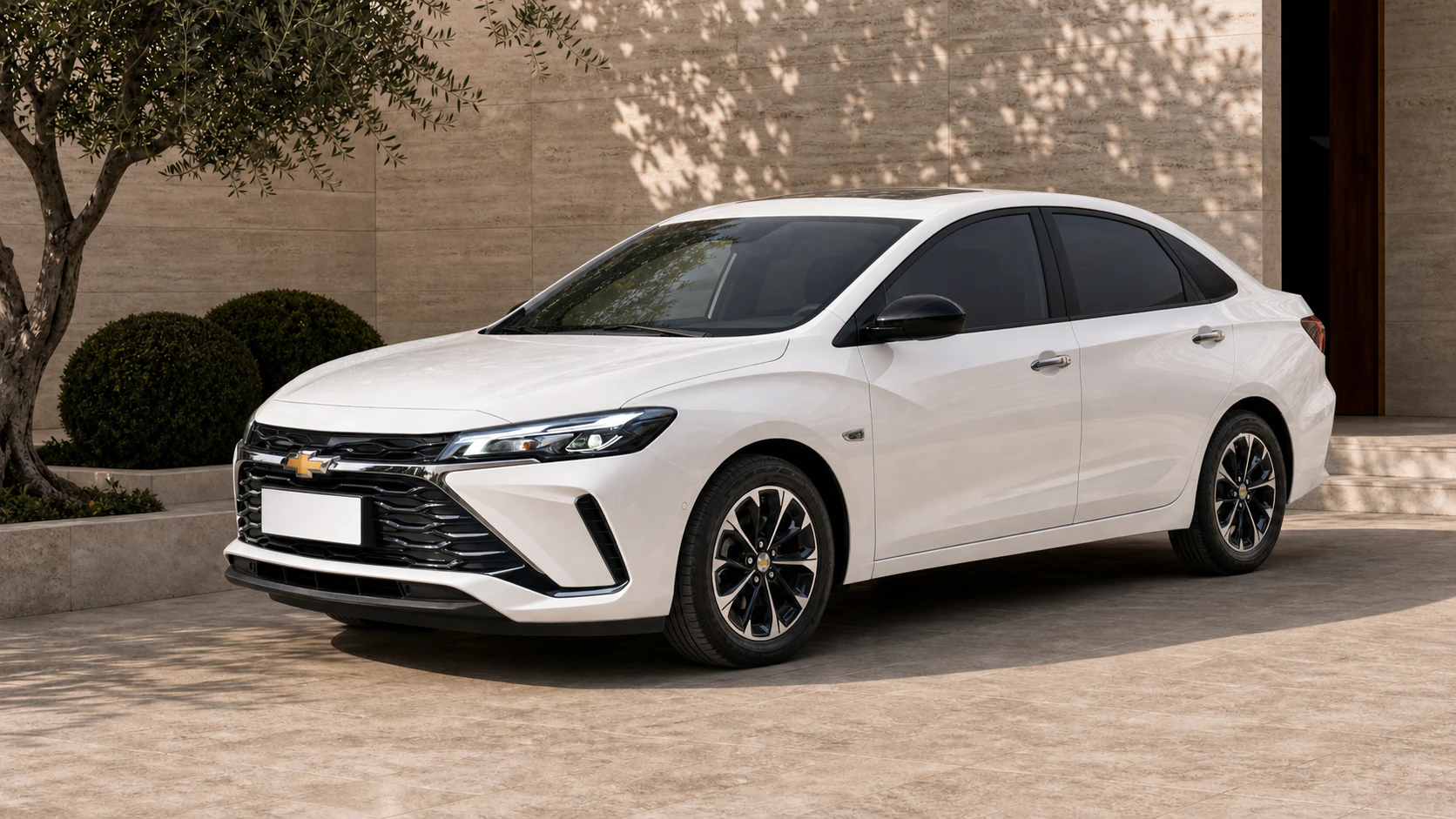 2026 Middle East Chevrolet Cruze in Abalone White Tricoat in Amman