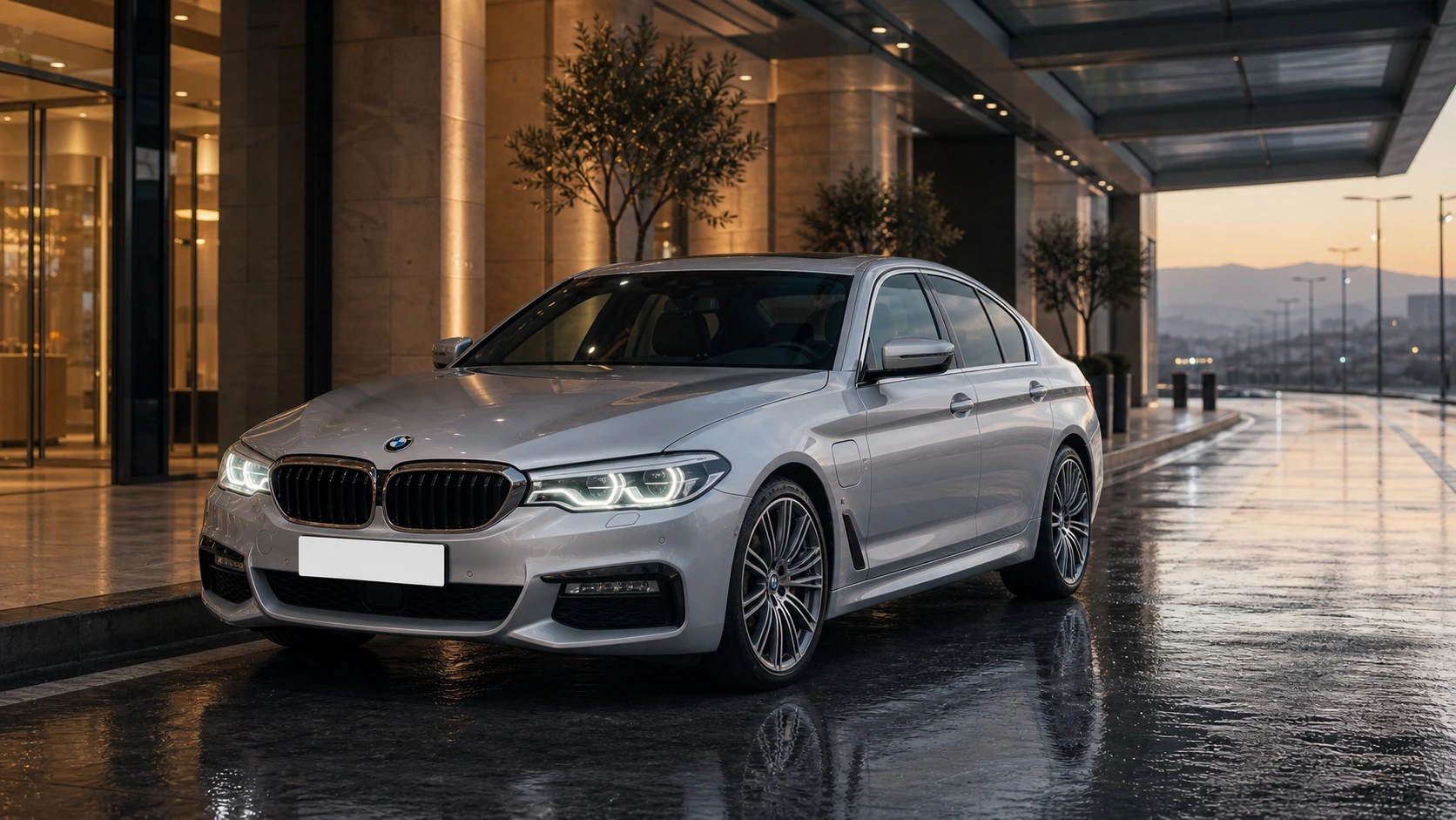 Executive transfer in a BMW 530e