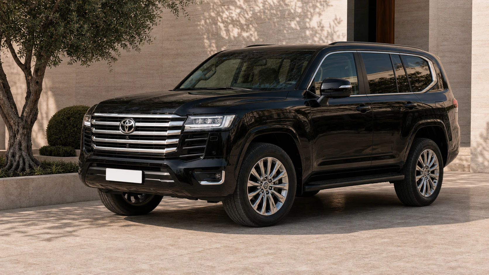 2024 Toyota Land Cruiser 300 in Attitude Black Mica in Amman
